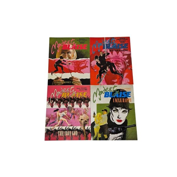 Modesty Blaise Titan Books Lot Of 4 Comics Peter O'Donnell Romero Jim Holdaway - Picture 1 of 8